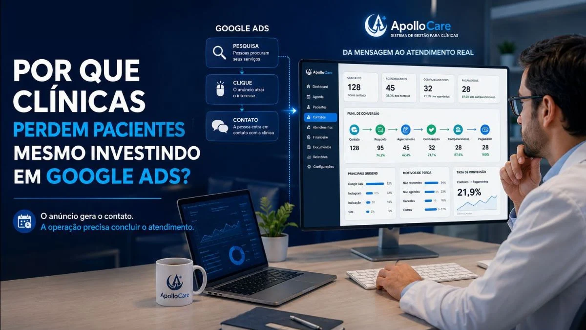 Google Ads não perde pacientes sozinho