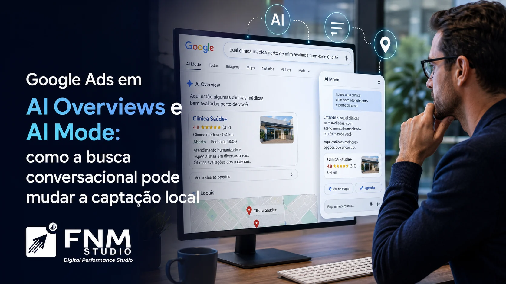 Google Ads em AI Overviews e AI Mode
