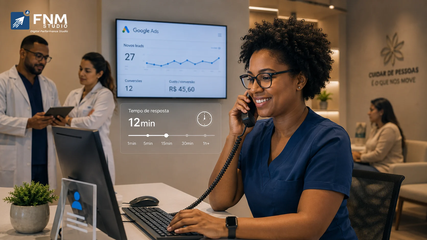 Quanto tempo a clínica demora para responder um lead do Google Ads e por que isso precisa ser medido