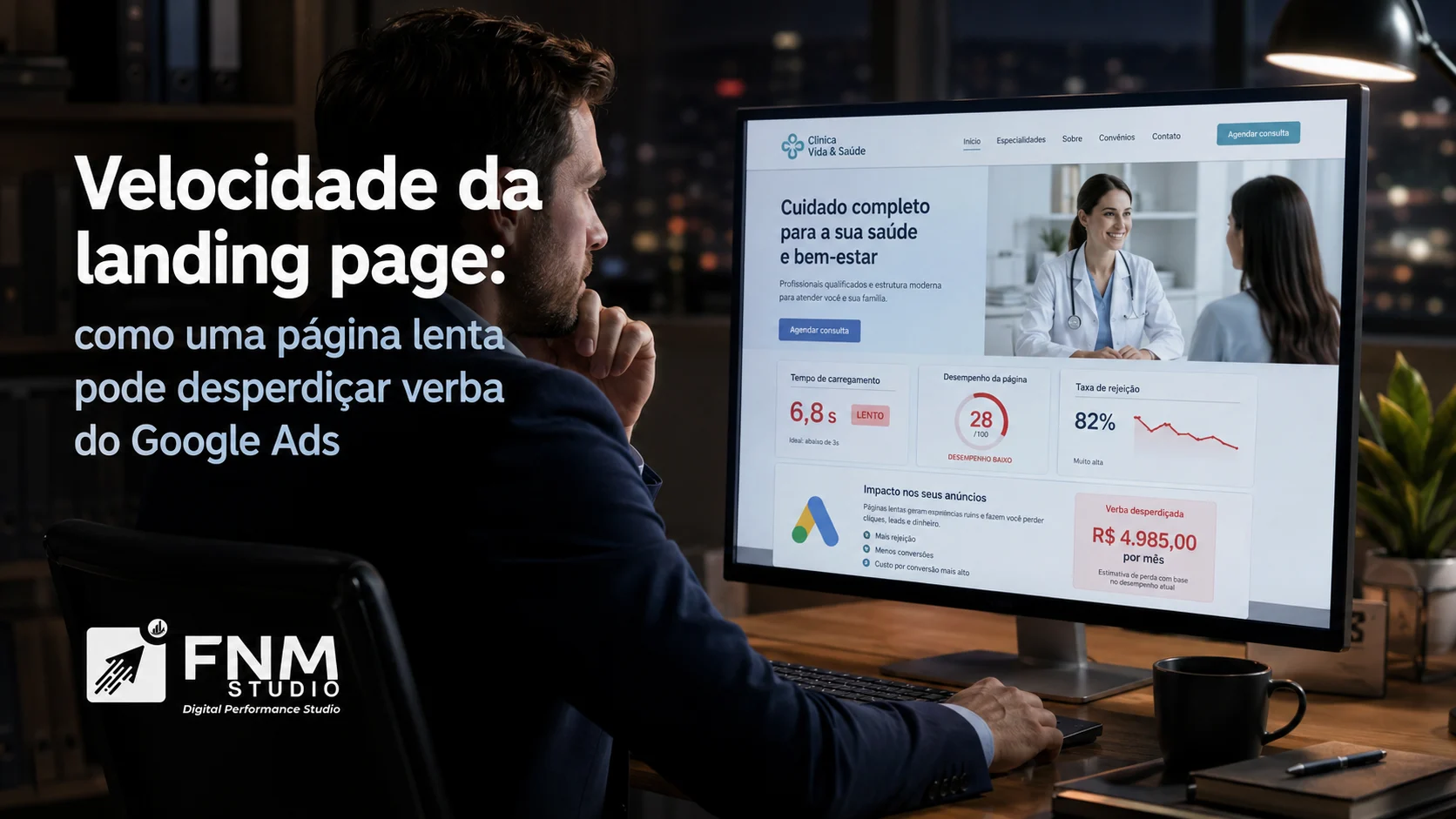 Velocidade da landing page